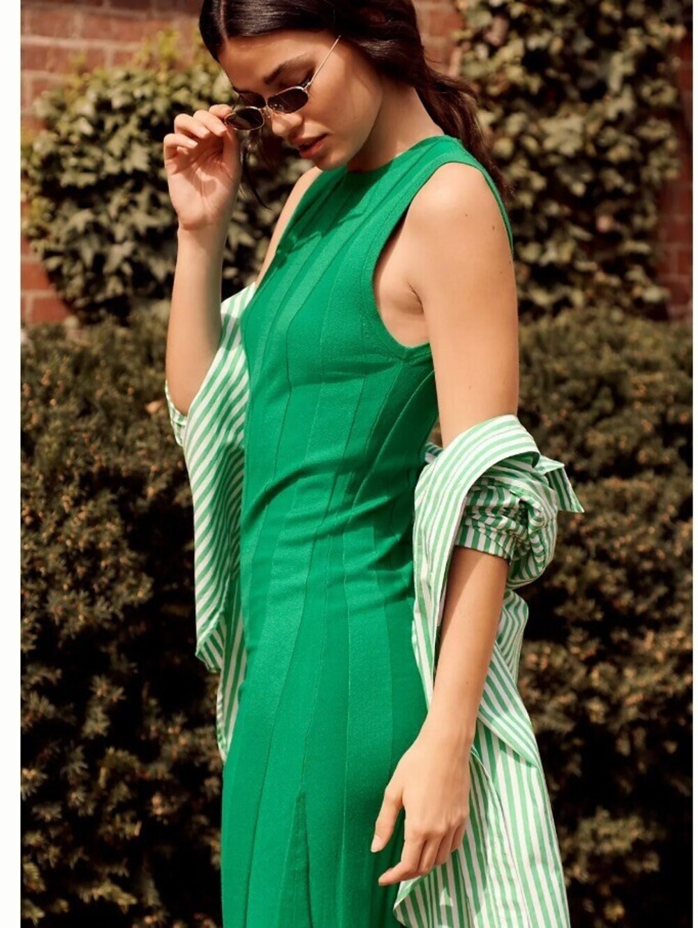 Electric & Rose Dena Midi Dress Kelly Green Jade Size XS